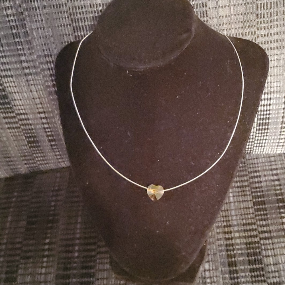 Swarovski Crystal Heart Necklace - Picture 2 of 7